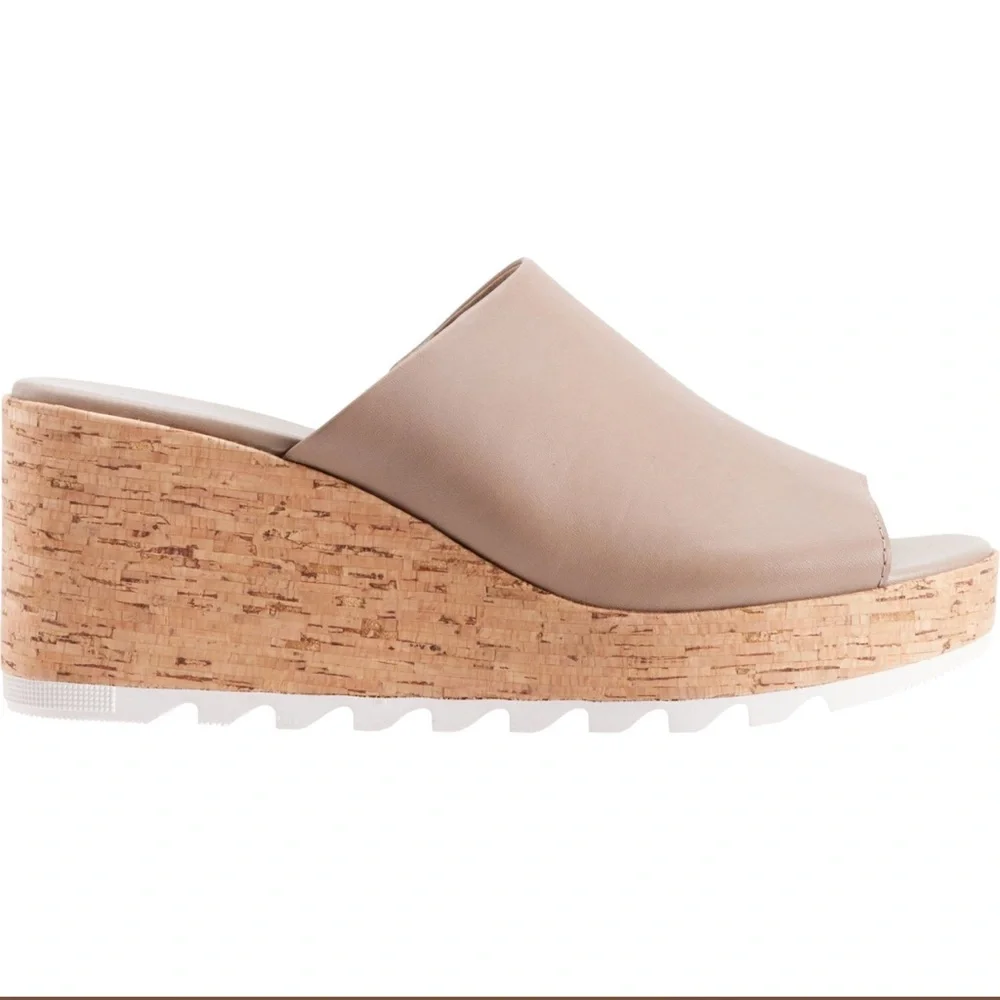 🎉LAST PIECE 🎉Sorel Cameron Wedge Mule Sandals - Leather